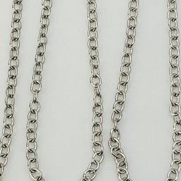 KA1772 Sterling Cable Chain Necklace 1.0 G