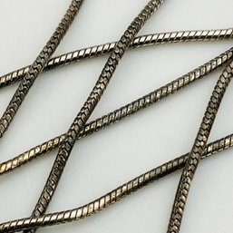 Italy Sterling Snake Chain Necklace 2.9 G