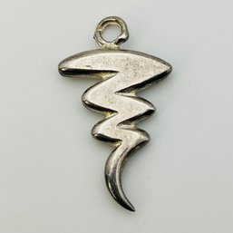 Sterling Picasso Zigzag Pendant 1.7 G