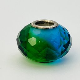 IBB Sterling Textured Blue Green Pendant 2.8 G