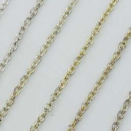 MWS Italy Sterling Cable Chain Necklace 1.1 G
