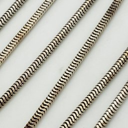 Italy Sterling Snake Chain Necklace 3.9 G