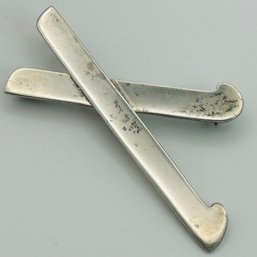 TM-104 Taxco Sterling X Pendant Or Brooch