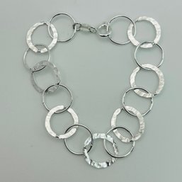 Italy Sterling Link Bracelet. 4.3g