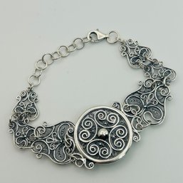 Sterling Decorative Bracelet. 15.1g
