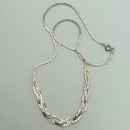Sterling S Chain Necklace. 6.4g