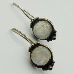 Sterling Moonstone Earrings. 5.9g