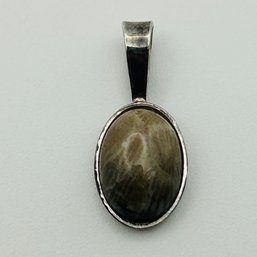 Sterling Jasper Pendant. 4.5g