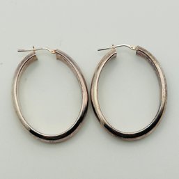 Dyadema Italy Sterling Hoop Earrings. 6.6g