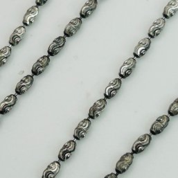 Signed SPI Italy Sterling Chain Necklace. 5.8g