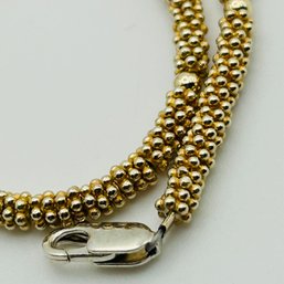 Sterling Popcorn Chain Bracelet 10.3g