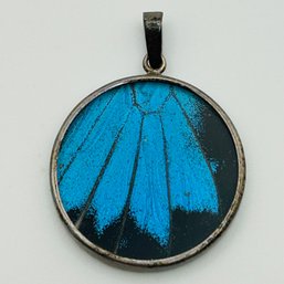 Sterling Butterfly Wing Pendant 4.5g