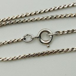 Sterling S Chain Necklace 5.1g