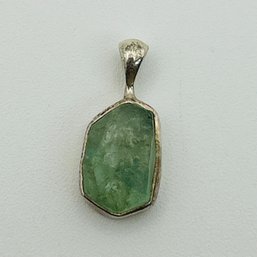 Sterling Aqua Pendant 1.5g