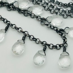 Silpada Sterling Quartz Necklace 17.4g