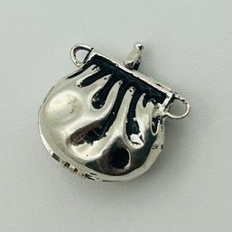 Sterling Purse Locket Charm 6.1g