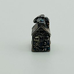 Signed Sterling School House Charm 3.6g