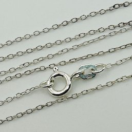 Sterling Cable Chain Necklace 1.0g