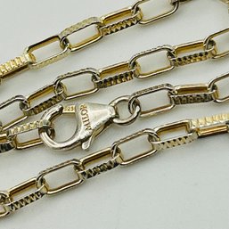 Milor Italy Sterling Link Chain Bracelet 3.7g