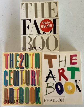 Design, Fashion & Art Book Lot By Phaidon
