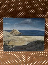'sand Dunes' Antique Oil Painting