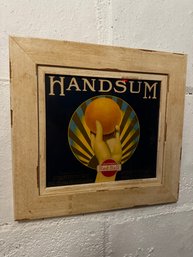 Vintage Advertising Art 'Handsum'