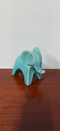 Vibrant Ceramic Elephant