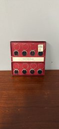 New Williams Sonoma Tartan Wine Charms