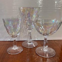 Shimmering Iridescent Glasses