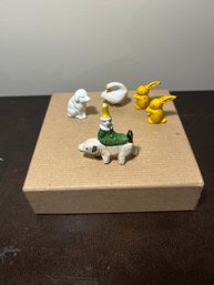 Lot Of Miniature Bisque Ceramics