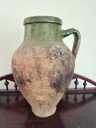 Vintage Turkish Terracotta Oil Jar