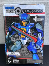 Pax Swordsman' Robot Action Figure From The Brix Bot Factory Toy Line- SEALED BOX!