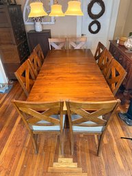 Large Farmhouse Style Dining Room Set