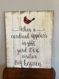 When A Cardinal Appears