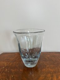 Vintage Swedish Stromberg 'fish' Art Glass Vase Design No B996