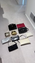Lot Of 10 Small Handheld Bags/purses