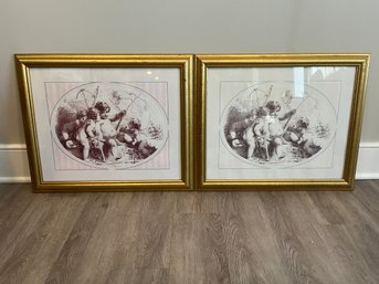 Cherub Inspired Framed Prints