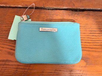Tiffany And Co.  Leather Zip Coin Purse