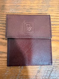Christian Dior Vintage Leather Trifold Wallet