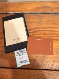 Vintage Christian Dior Leather Jotter - Black