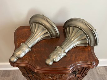 Pair Of Metal Wall Sconces
