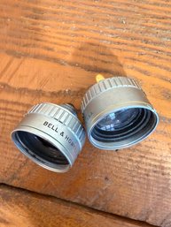 Vintage Bell & Howell Telephoto Lens Attachments For A Movie