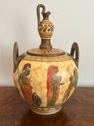 Greek Ceramic Canister