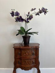 Faux Potted Phalaenopsis Orchid, Also Known As A Moth Orchid