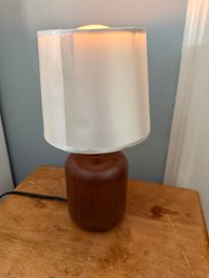 Small Bamboo, Wood Base Lamp