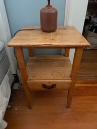 Wood Side Table