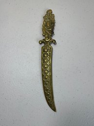 Decorative Brass Letter Opener