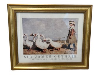 To Pastures New By James Guthrie  Framed Print