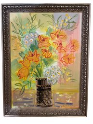 Framed And Signed Oil On Canvas