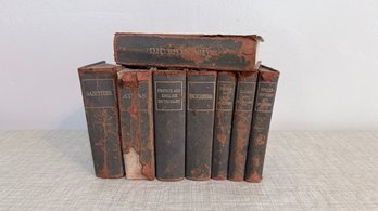 Highly Collectible Antique Miniature Reference Library Set